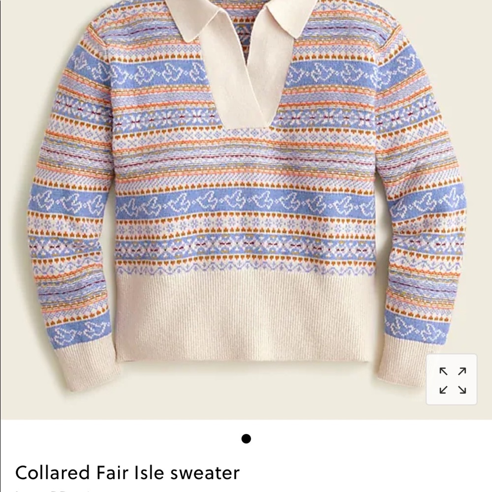 JCrew fair isle sweater
